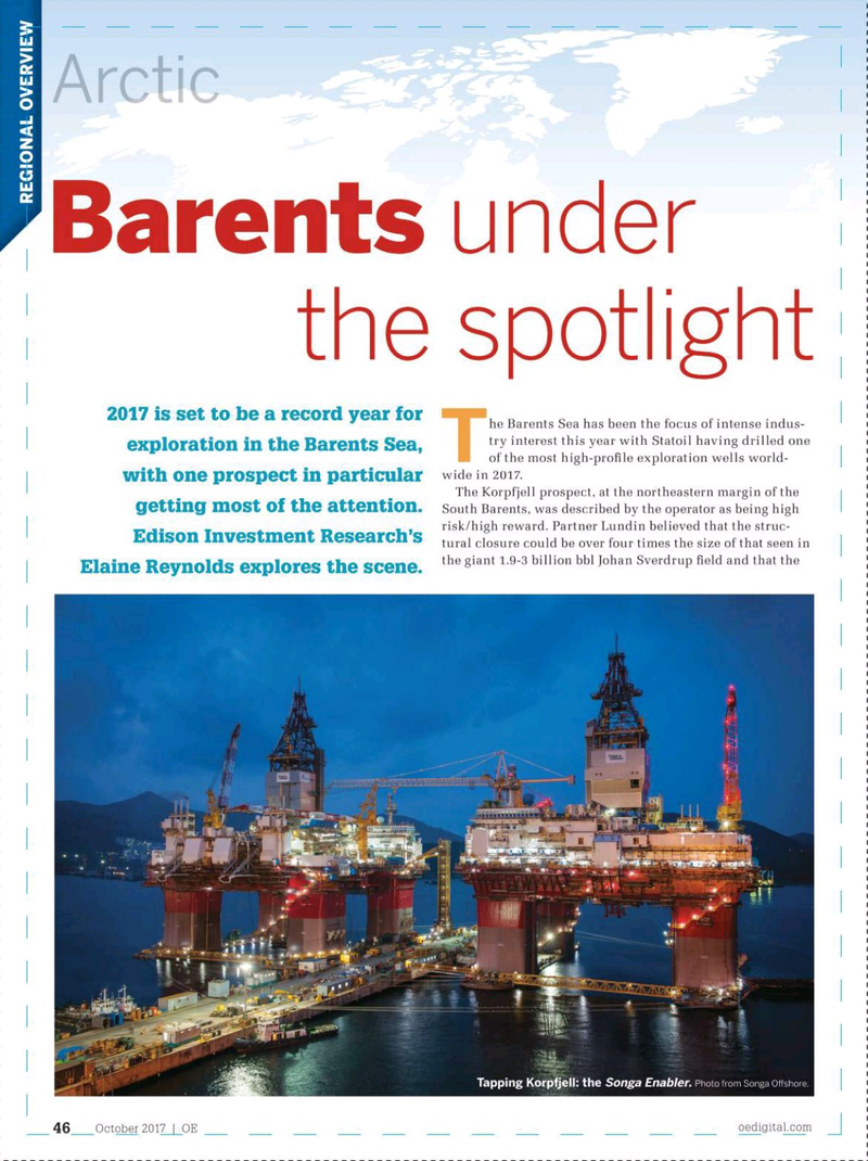 Offshore Engineer Magazine, page 44,  Oct 2017