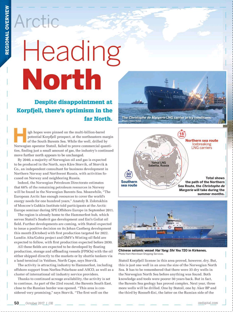 Offshore Engineer Magazine, page 48,  Oct 2017