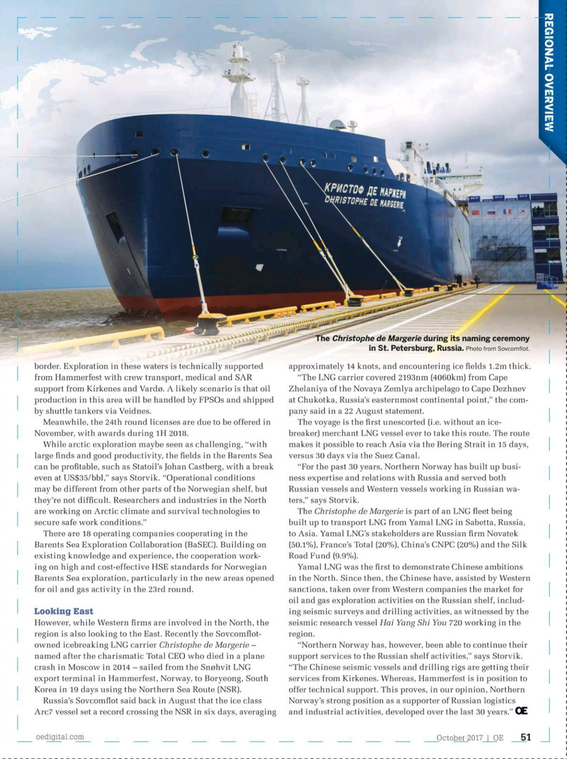 Offshore Engineer Magazine, page 49,  Oct 2017