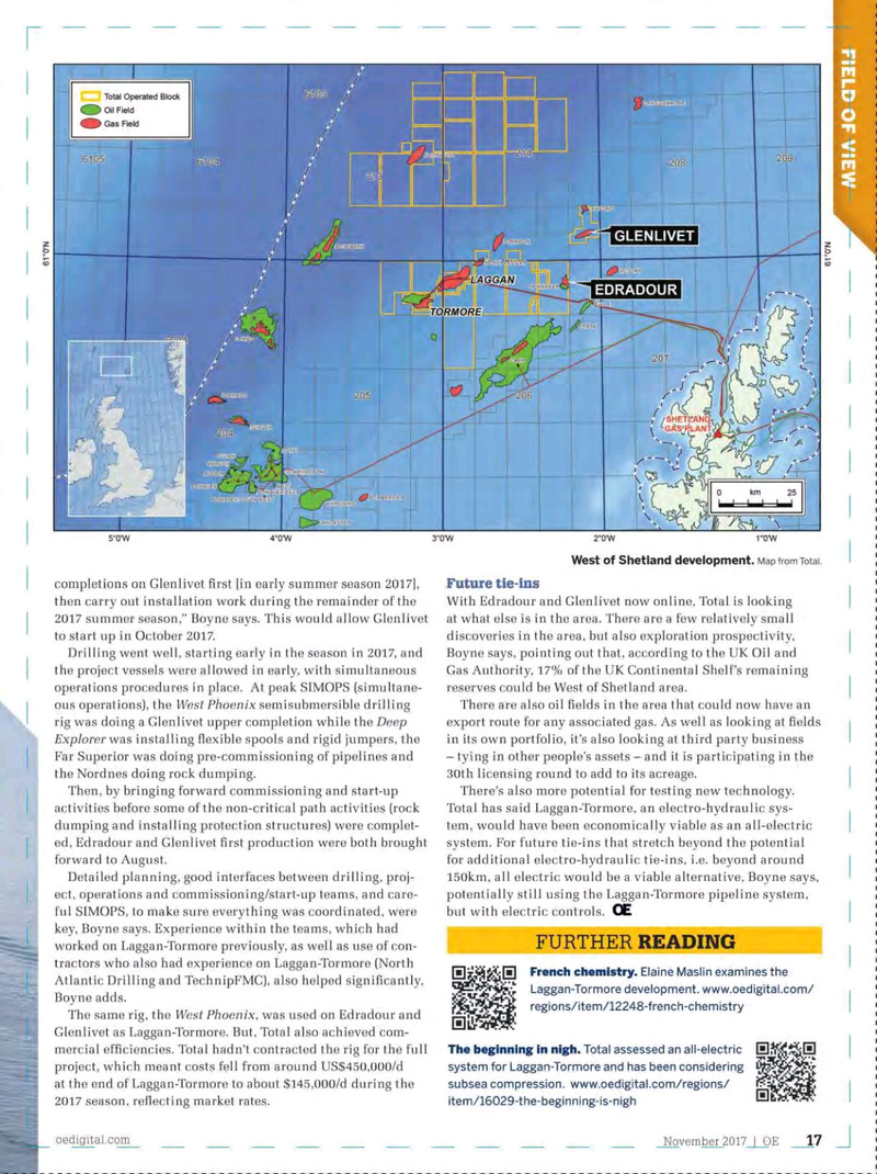 Offshore Engineer Magazine, page 15,  Nov 2017