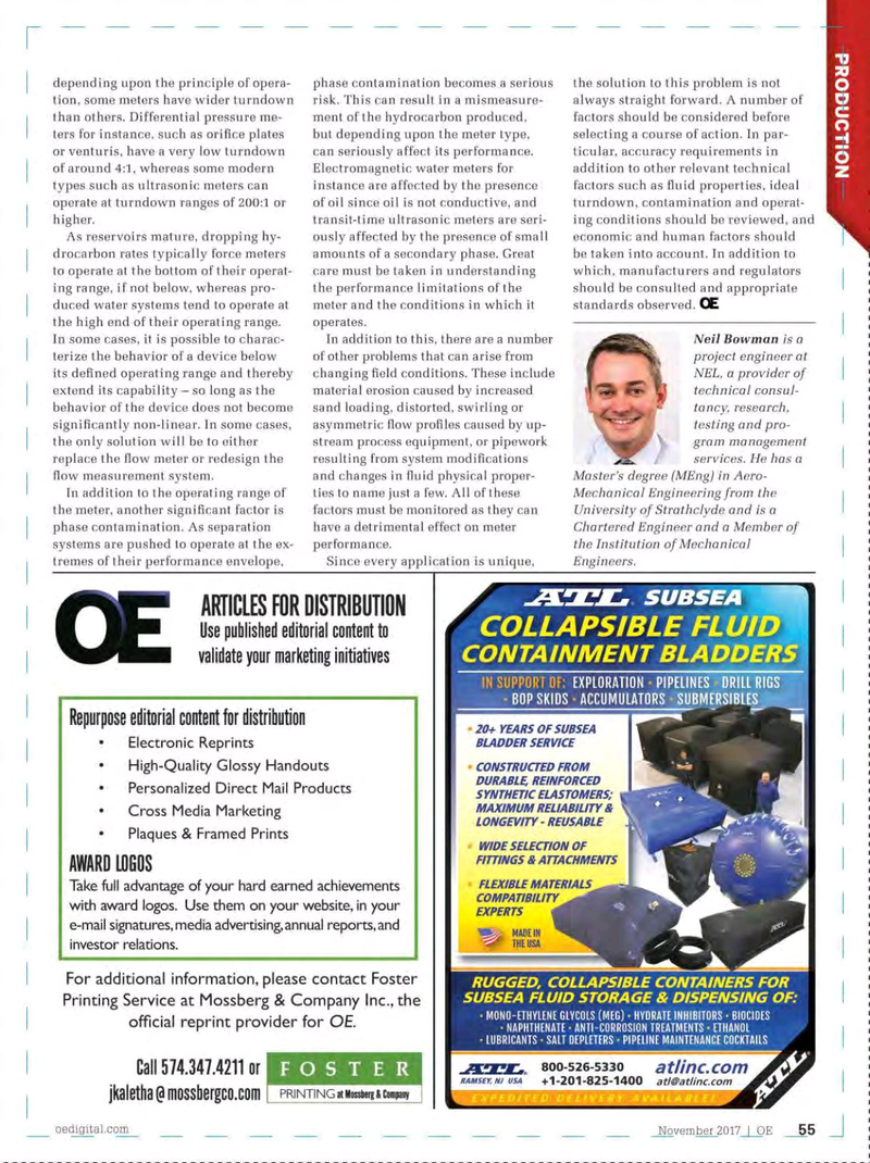 Offshore Engineer Magazine, page 53,  Nov 2017