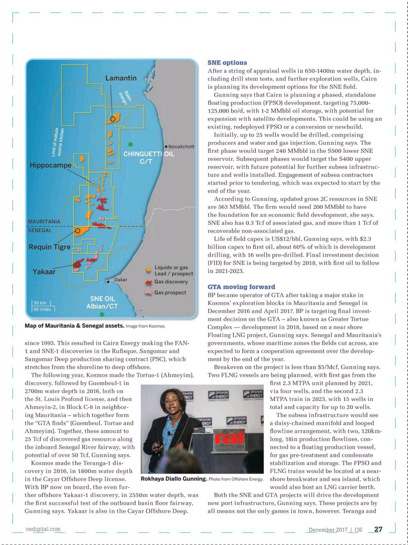 Offshore Engineer Magazine, page 25,  Dec 2017
