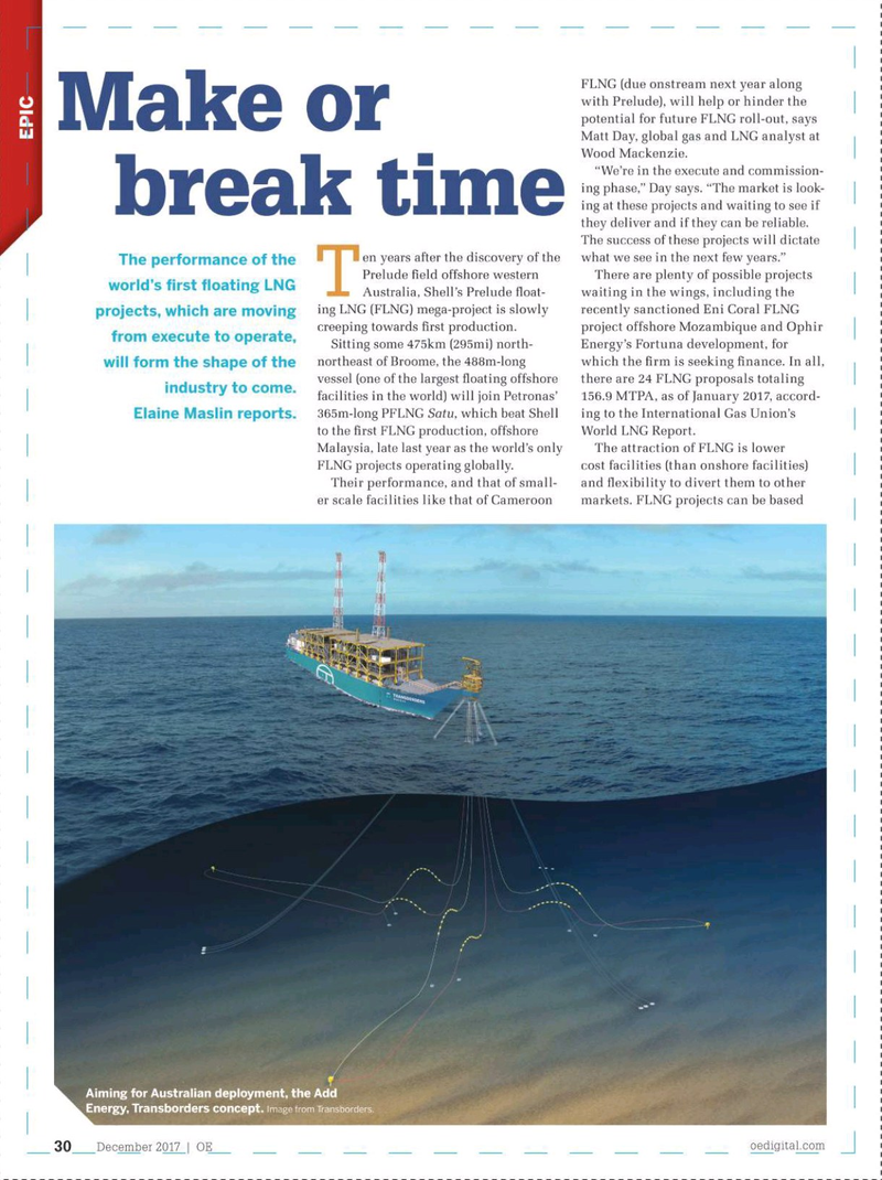 Offshore Engineer Magazine, page 28,  Dec 2017