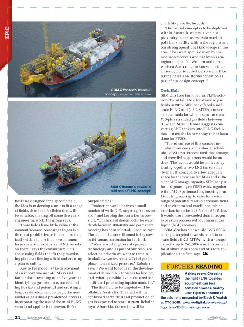 Offshore Engineer Magazine, page 30,  Dec 2017
