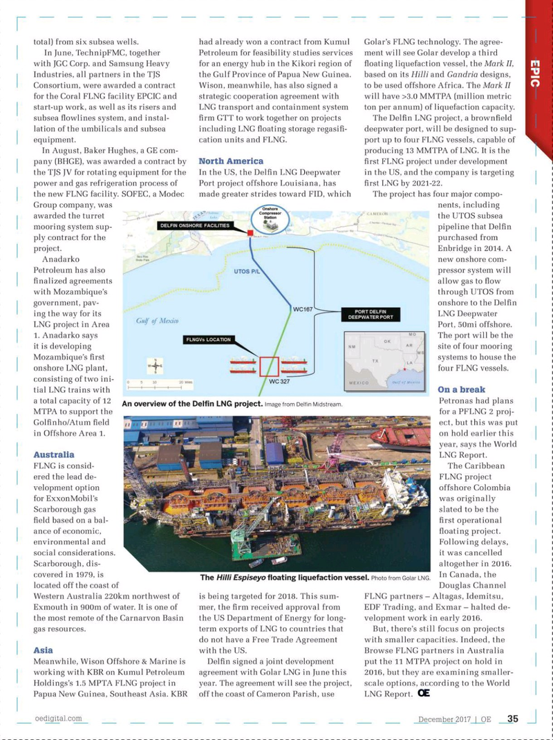 Offshore Engineer Magazine, page 33,  Dec 2017