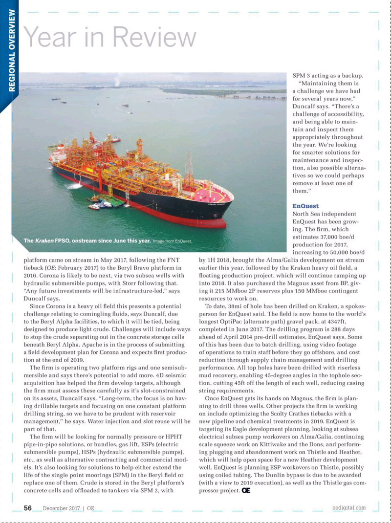 Offshore Engineer Magazine, page 54,  Dec 2017