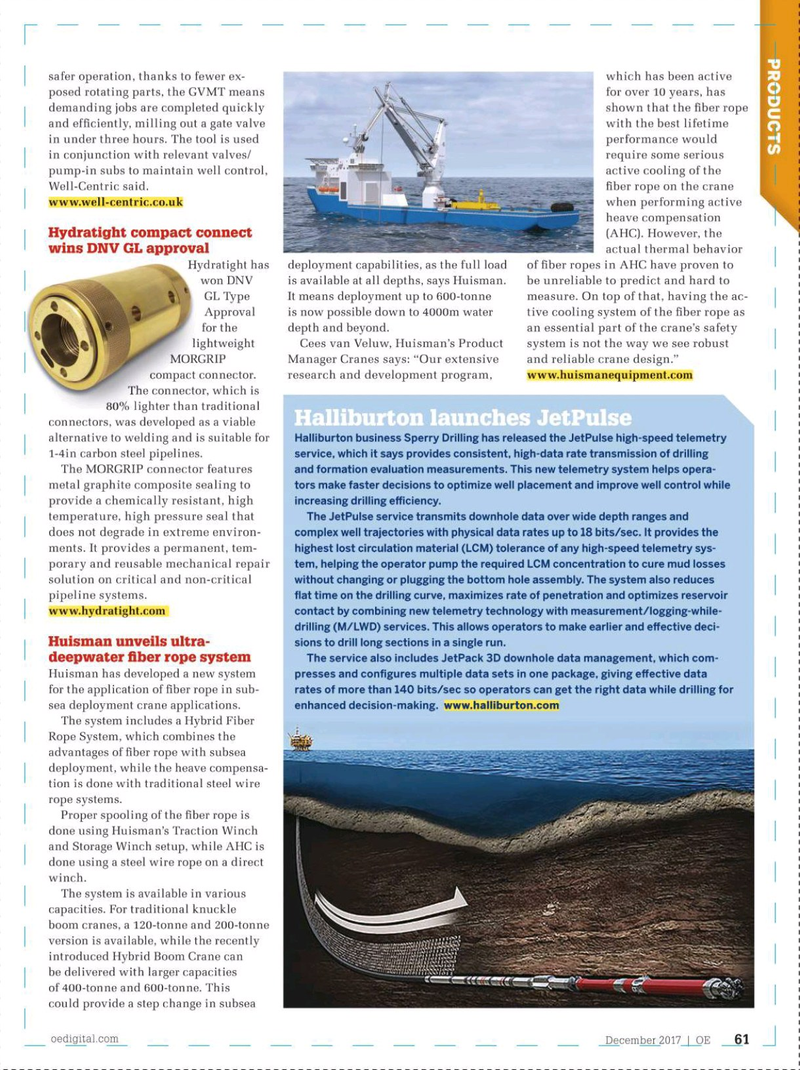 Offshore Engineer Magazine, page 59,  Dec 2017