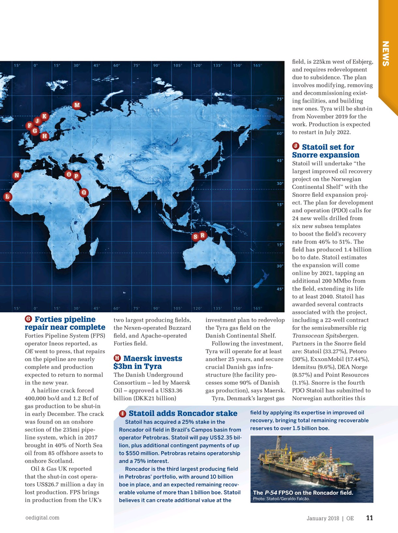 Offshore Engineer Magazine, page 9,  Jan 2018