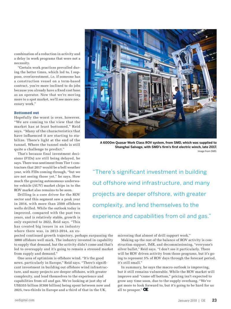 Offshore Engineer Magazine, page 21,  Jan 2018