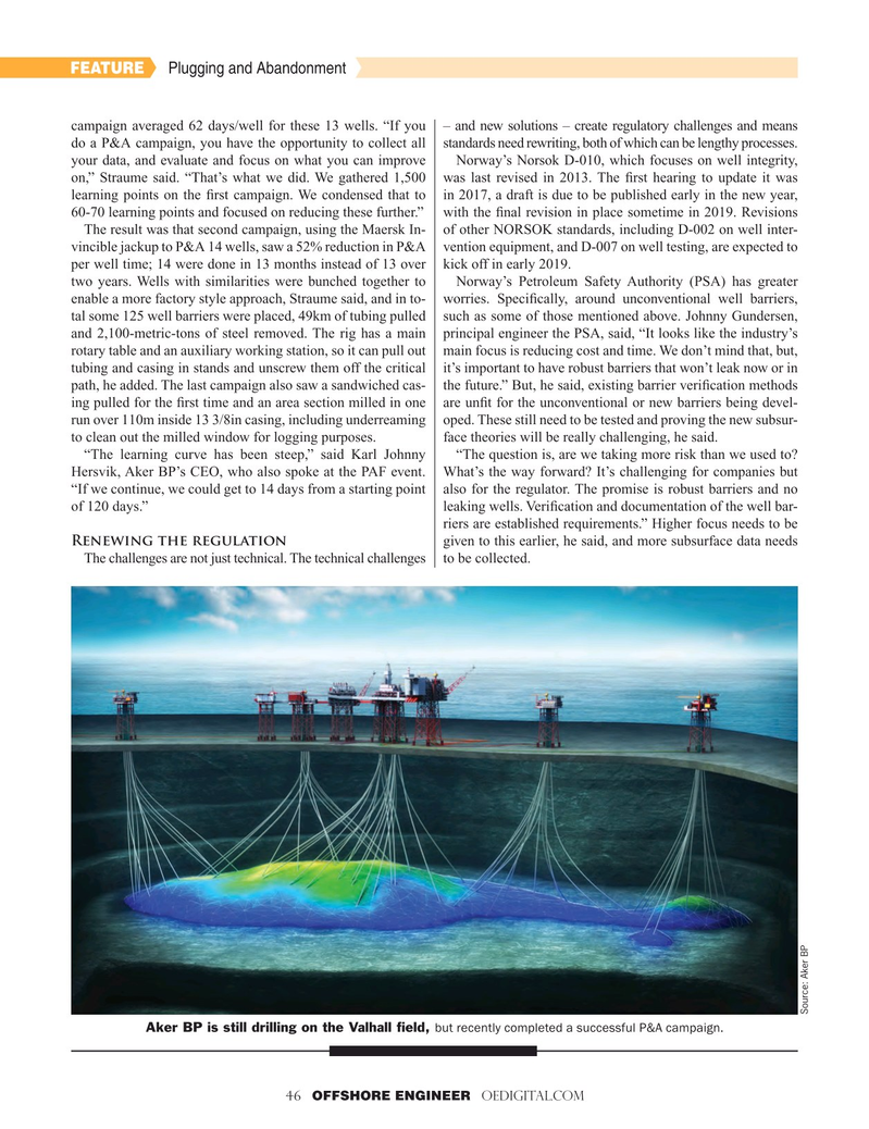 Offshore Engineer Magazine, page 46,  Jan 2019