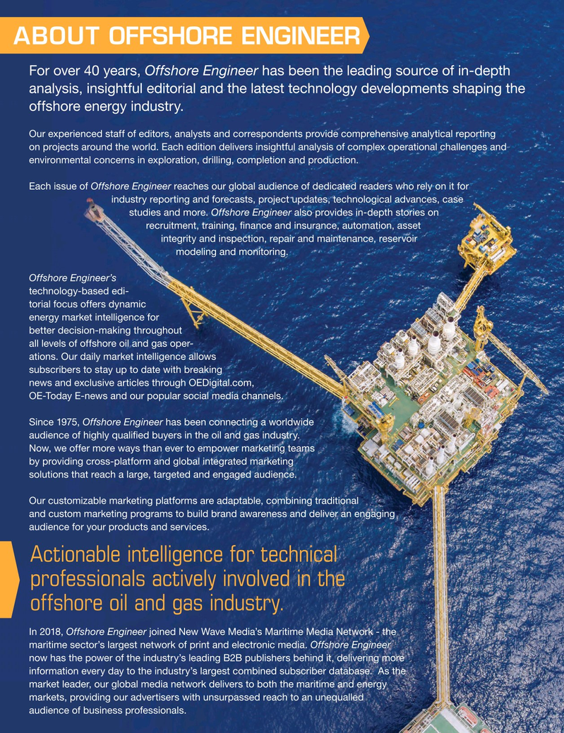 Offshore Engineer Magazine, page 58,  Jan 2019