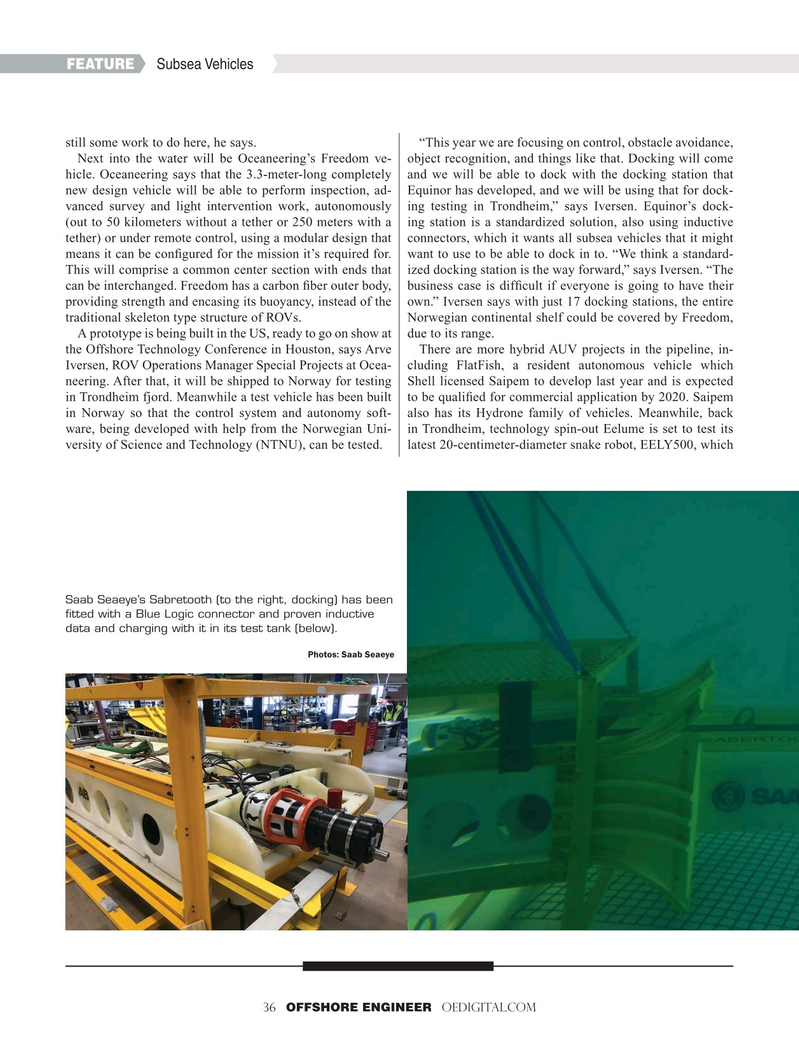 Offshore Engineer Magazine, page 36,  Mar 2019