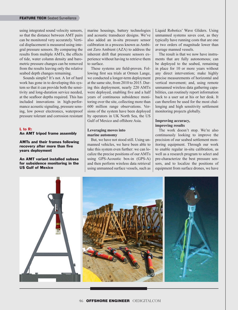Offshore Engineer Magazine, page 46,  Mar 2019