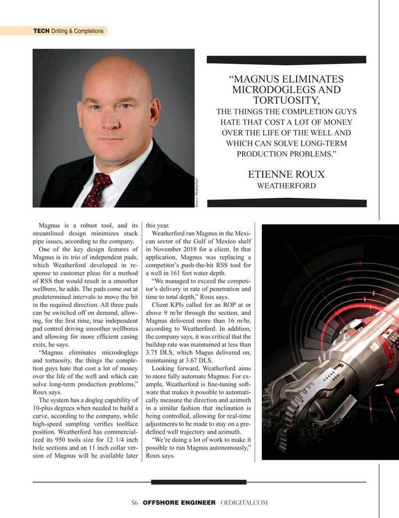 Offshore Engineer Magazine, page 56,  Mar 2019