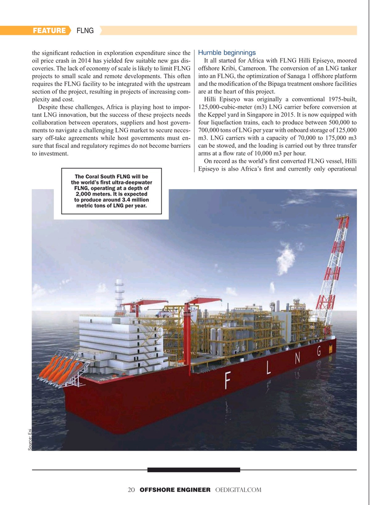 Offshore Engineer Magazine, page 20,  May 2019