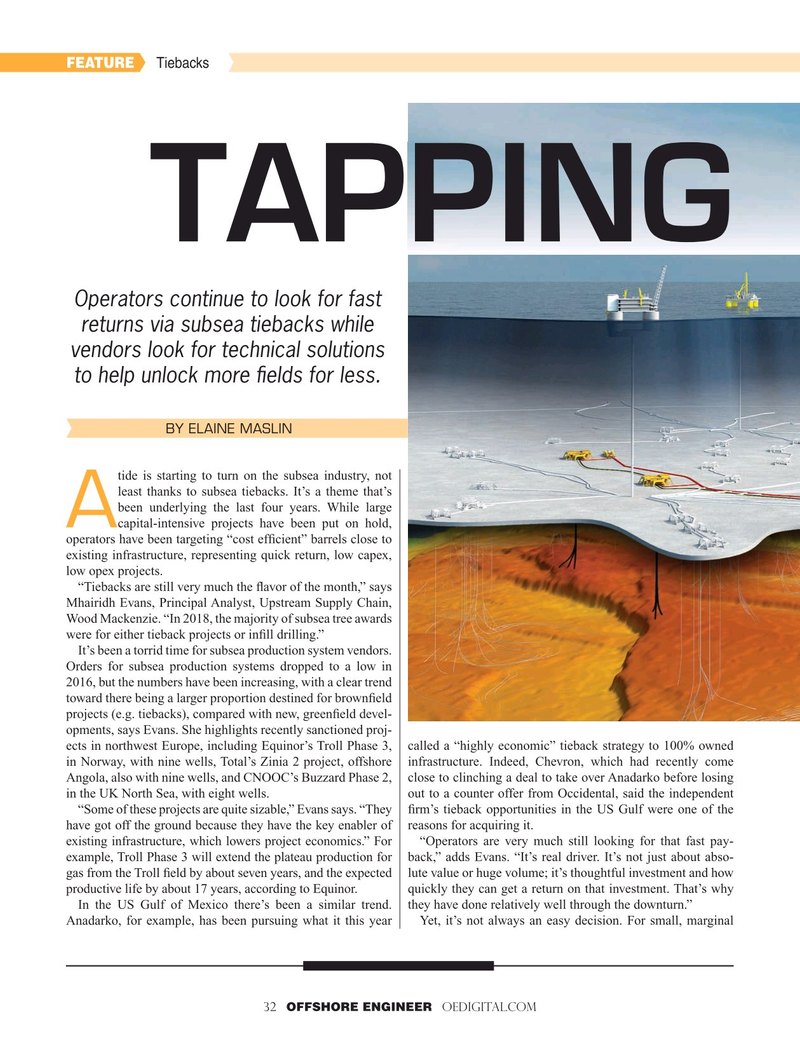 Offshore Engineer Magazine, page 32,  May 2019