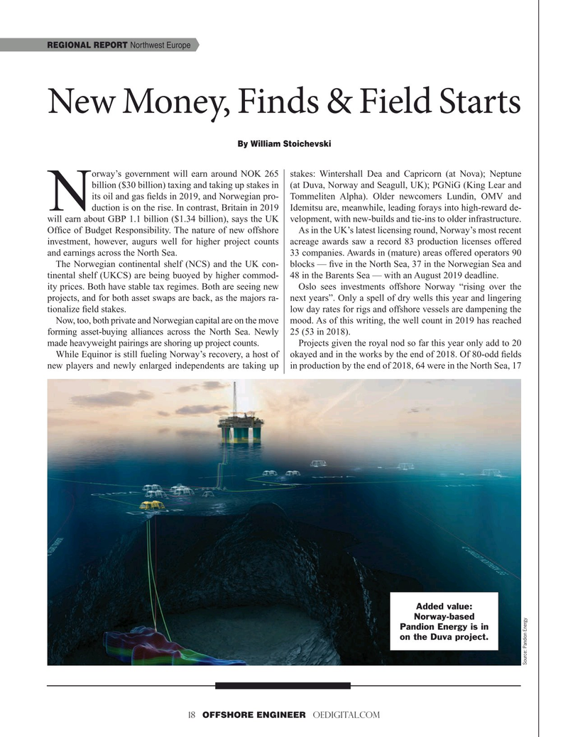 Offshore Engineer Magazine, page 18,  Jul 2019