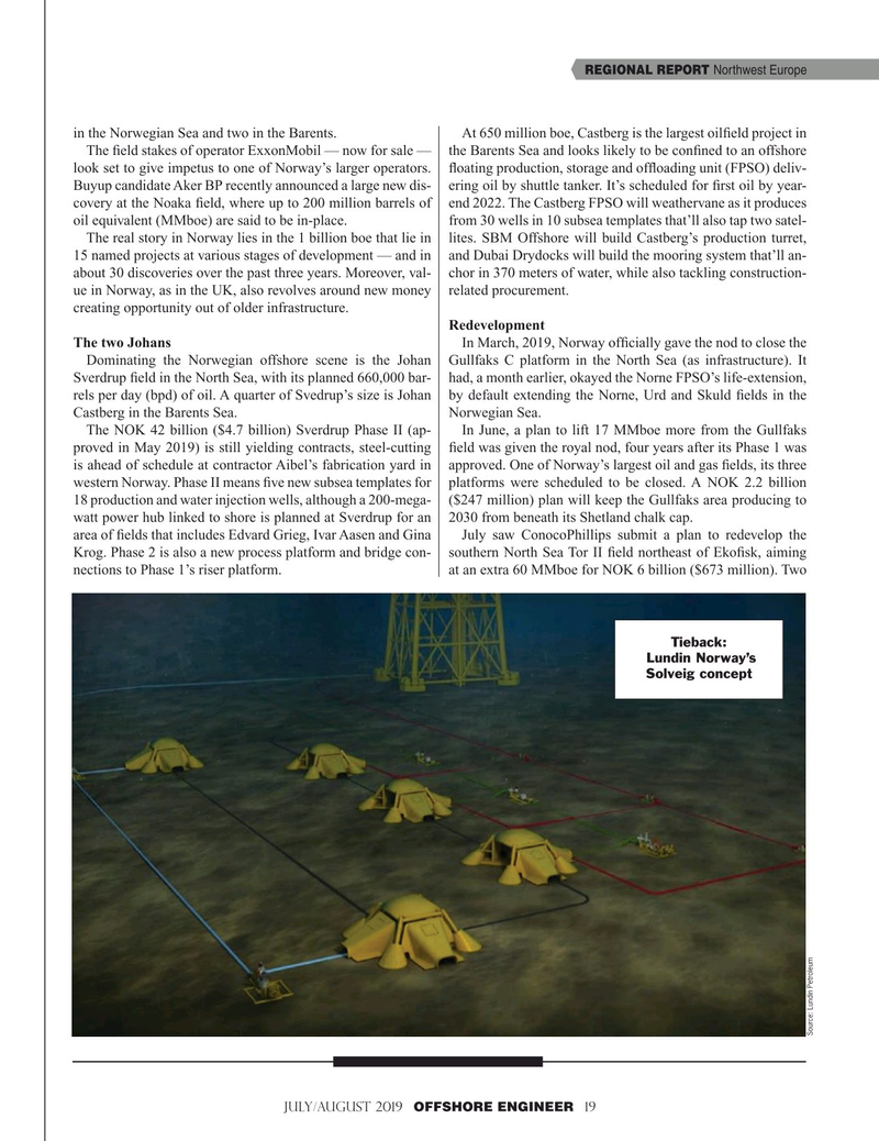 Offshore Engineer Magazine, page 19,  Jul 2019