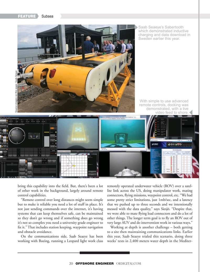 Offshore Engineer Magazine, page 20,  Sep 2019