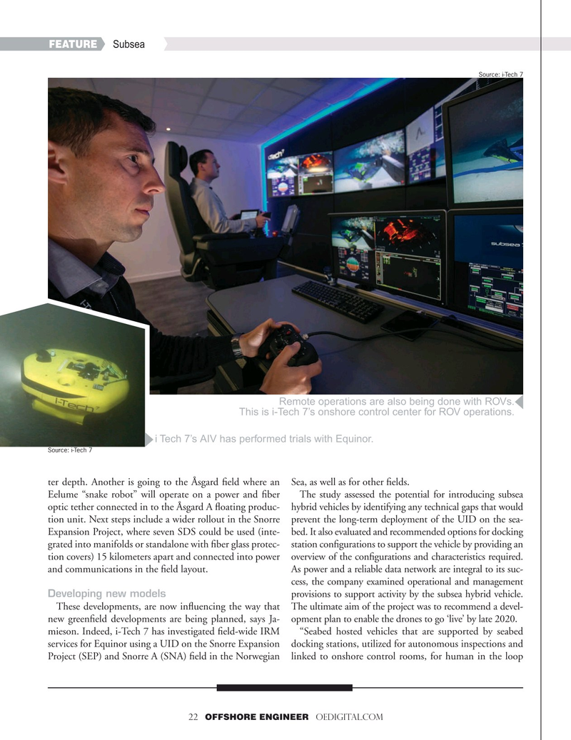 Offshore Engineer Magazine, page 22,  Sep 2019
