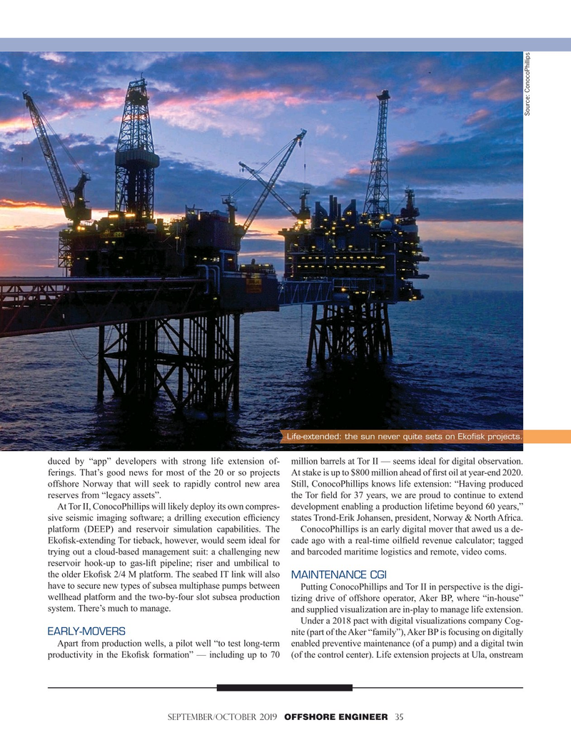 Offshore Engineer Magazine, page 35,  Sep 2019