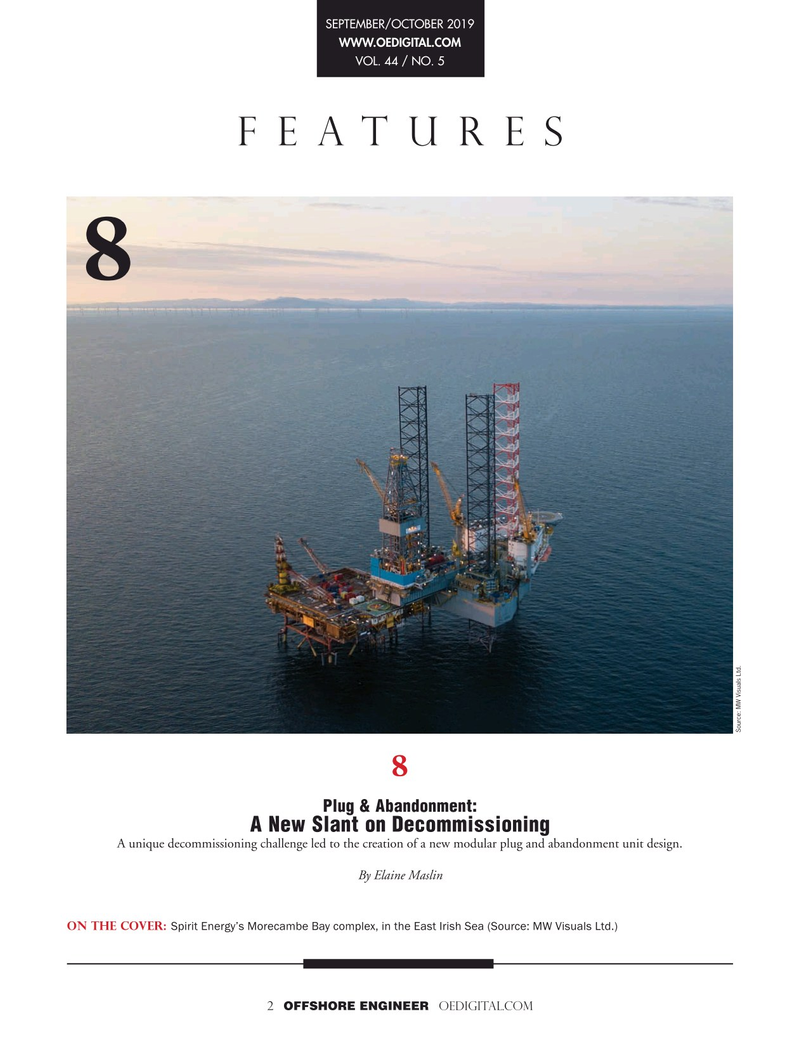 Offshore Engineer Magazine, page 2,  Sep 2019