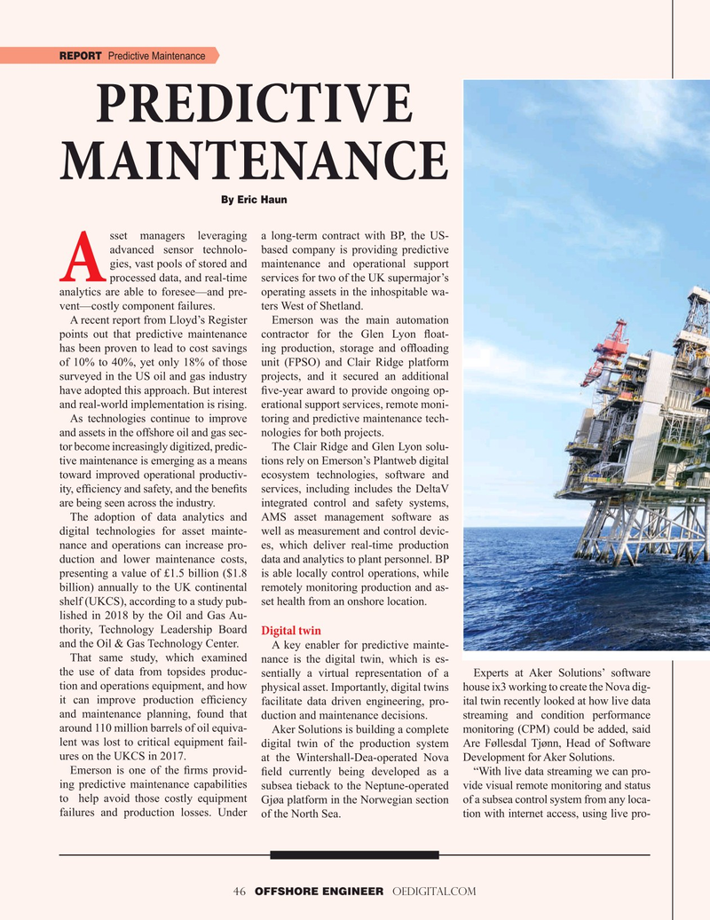 Offshore Engineer Magazine, page 46,  Sep 2019