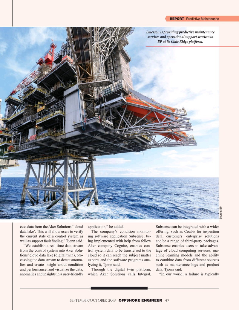 Offshore Engineer Magazine, page 47,  Sep 2019