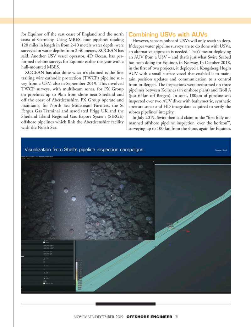 Offshore Engineer Magazine, page 31,  Nov 2019