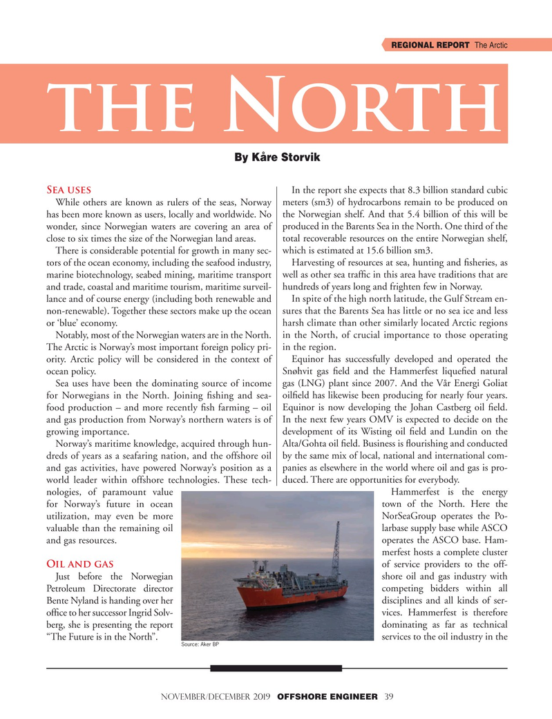Offshore Engineer Magazine, page 39,  Nov 2019