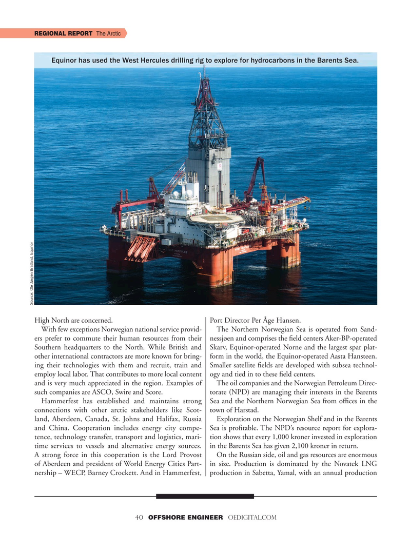 Offshore Engineer Magazine, page 40,  Nov 2019