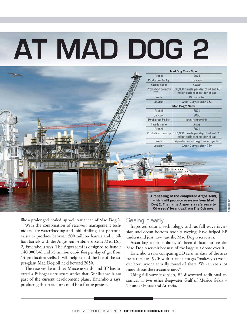 Offshore Engineer Magazine, page 45,  Nov 2019