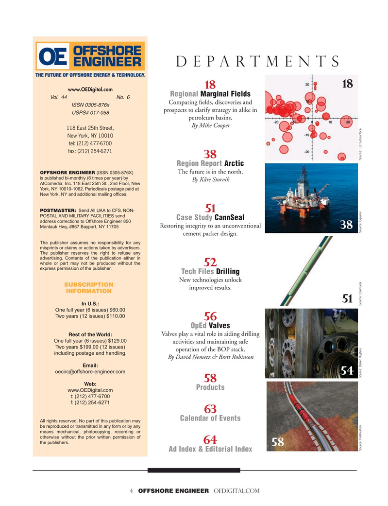 Offshore Engineer Magazine, page 4,  Nov 2019