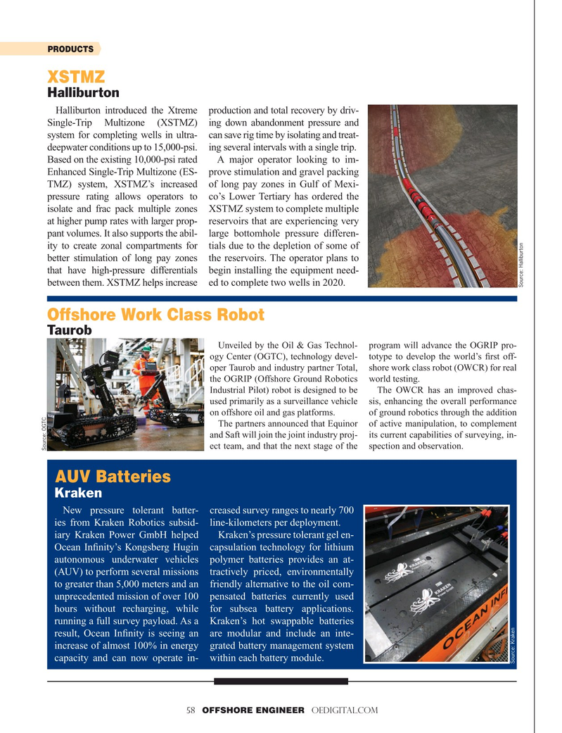 Offshore Engineer Magazine, page 58,  Nov 2019
