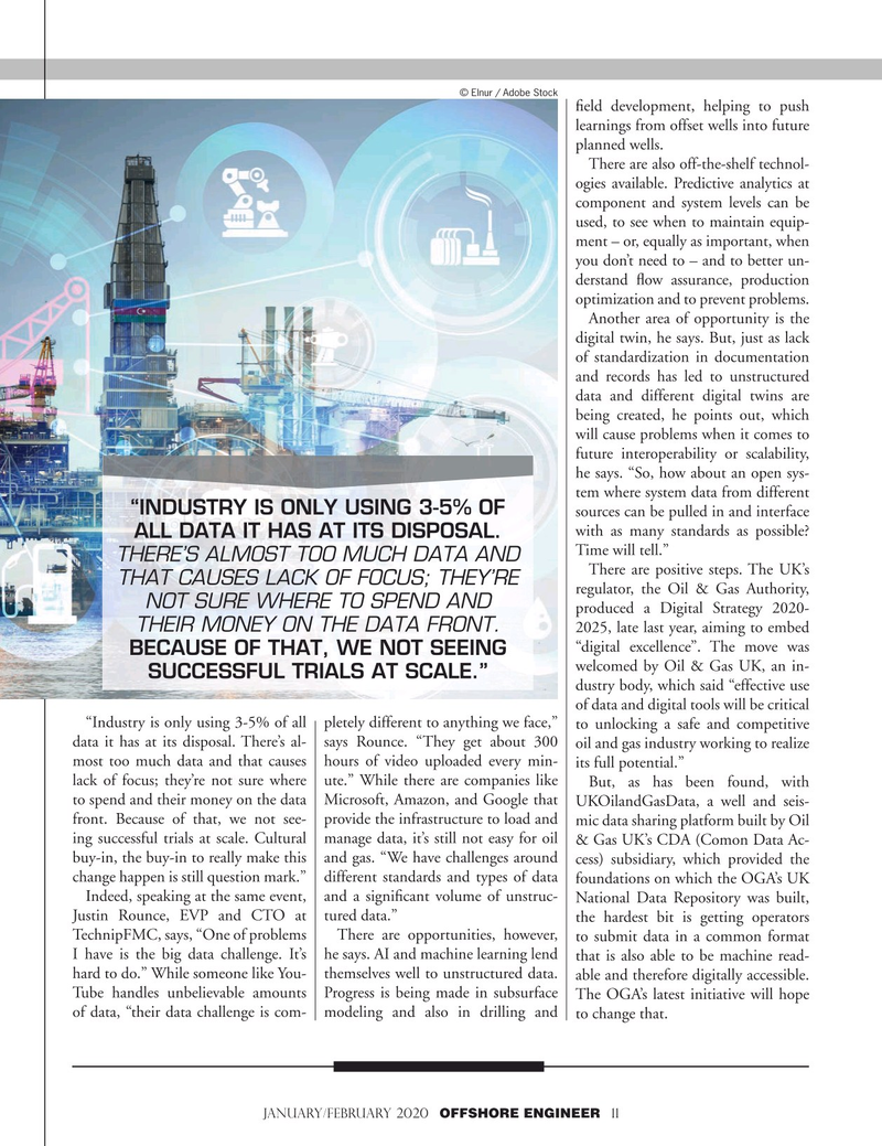 Offshore Engineer Magazine, page 11,  Jan 2020