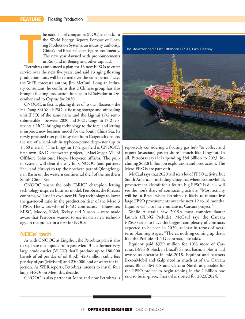 Offshore Engineer Magazine, page 34,  Jan 2020