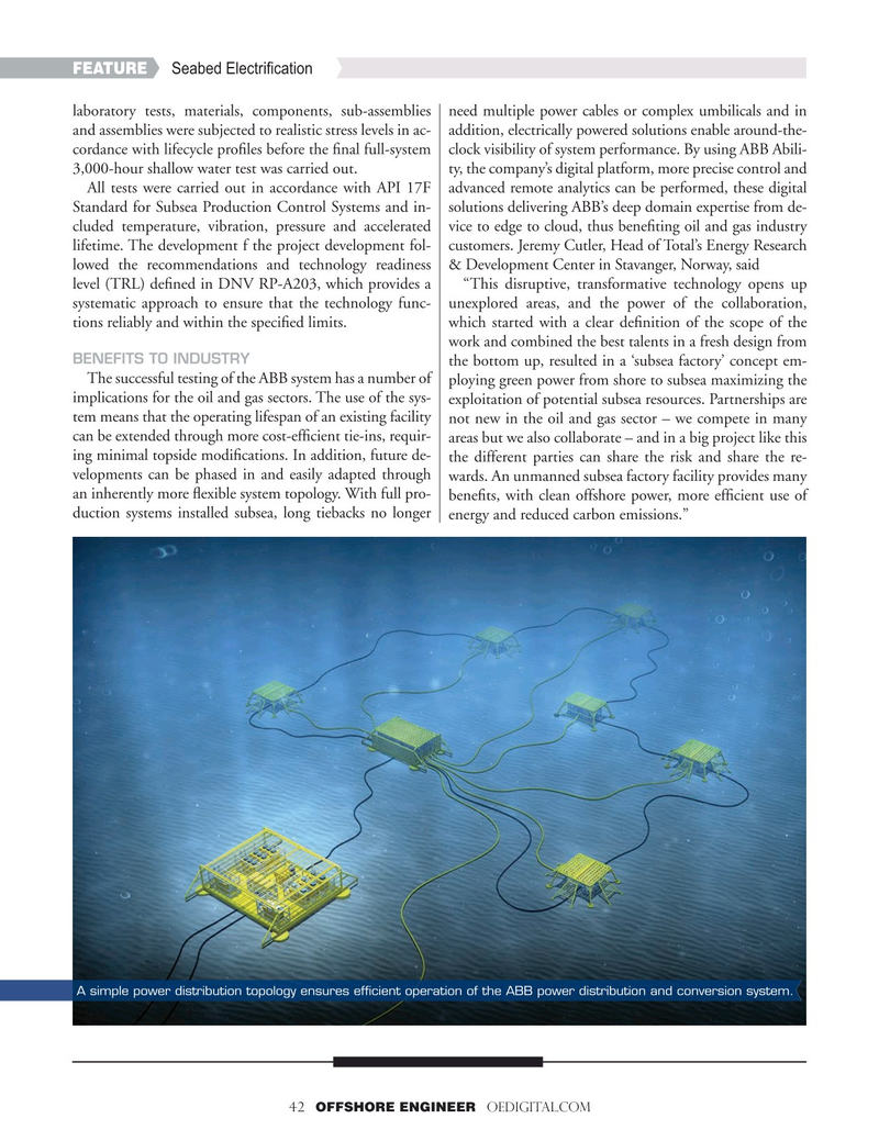 Offshore Engineer Magazine, page 42,  Jan 2020