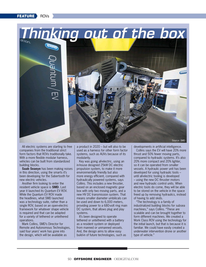 Offshore Engineer Magazine, page 50,  Jan 2020