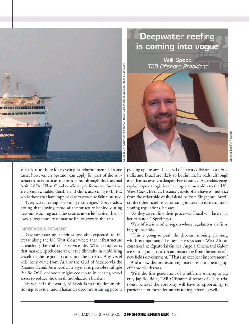 Offshore Engineer Magazine, page 53,  Jan 2020