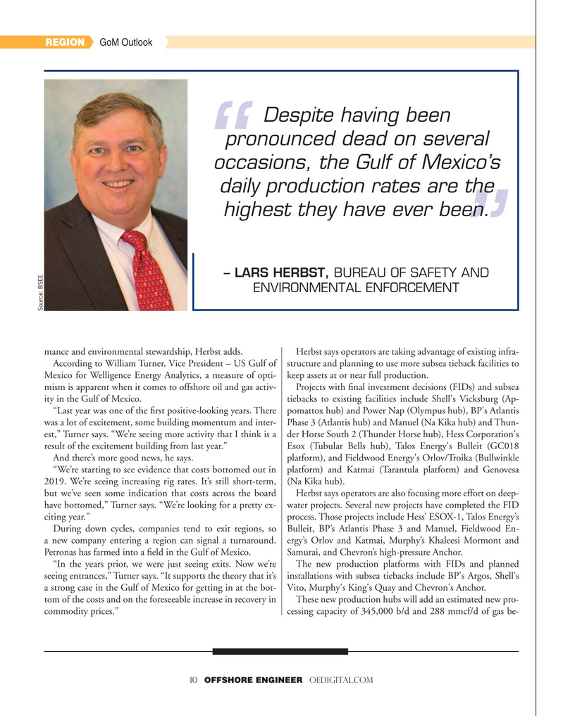 Offshore Engineer Magazine, page 10,  Mar 2020