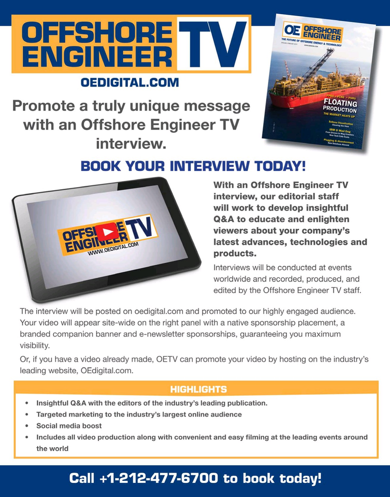 Offshore Engineer Magazine, page 11,  Mar 2020