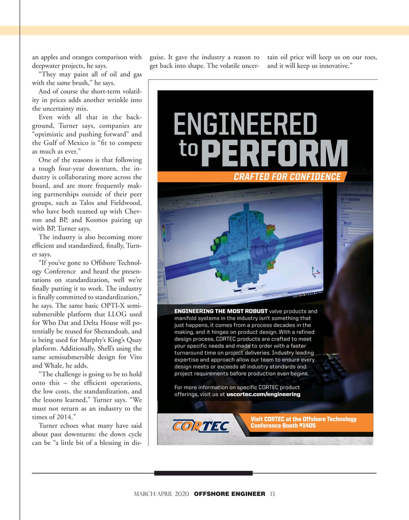 Offshore Engineer Magazine, page 13,  Mar 2020