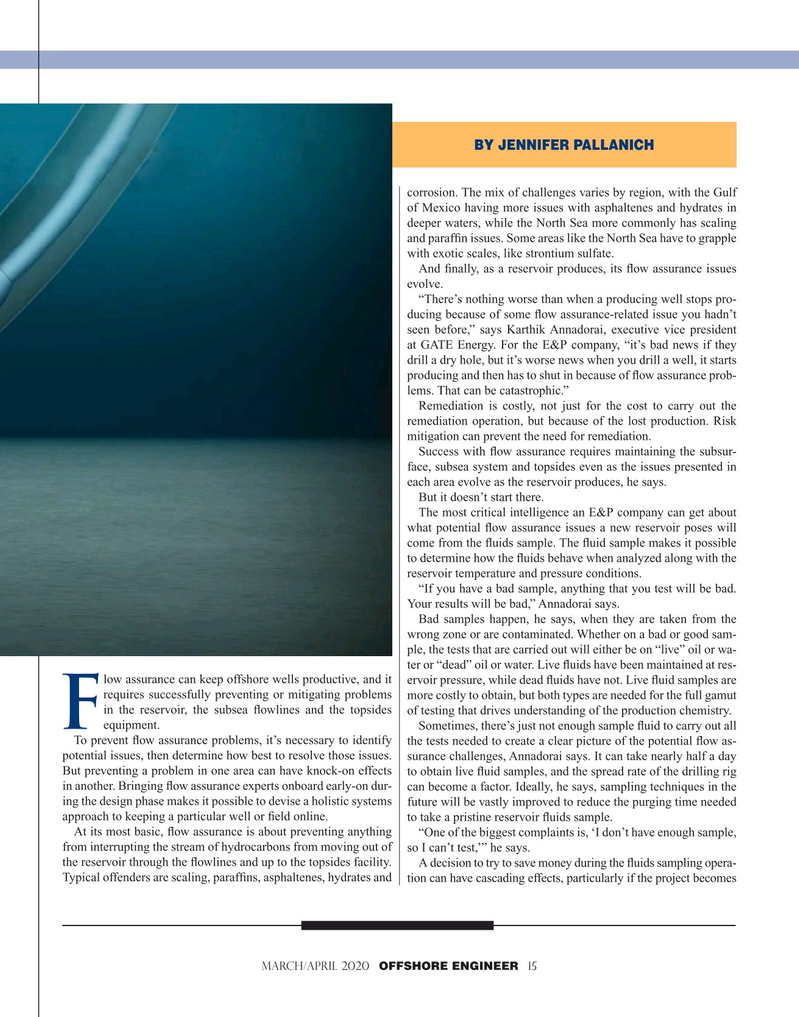 Offshore Engineer Magazine, page 15,  Mar 2020