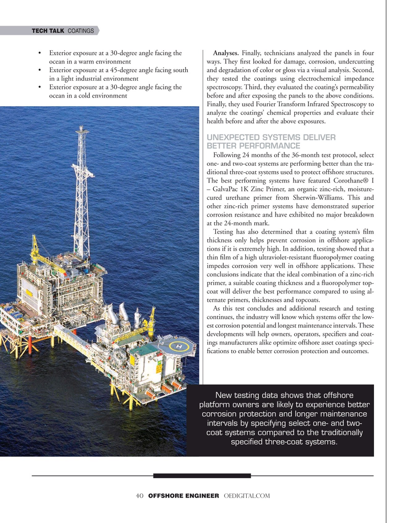 Offshore Engineer Magazine, page 40,  May 2020