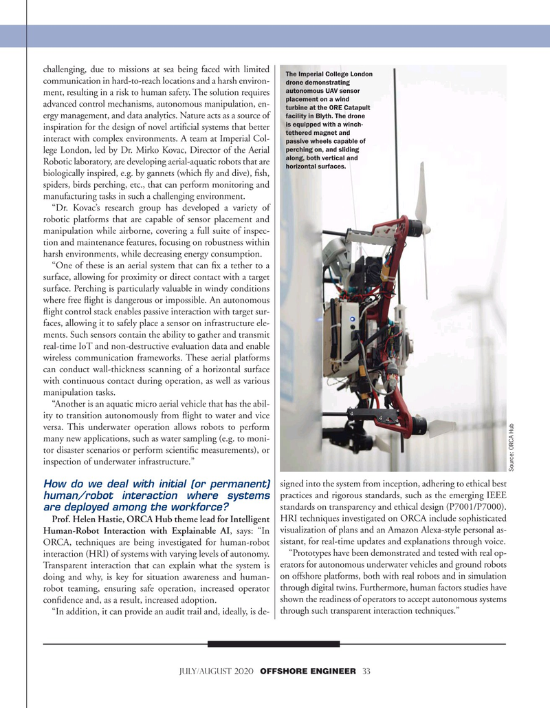 Offshore Engineer Magazine, page 33,  Jul 2020
