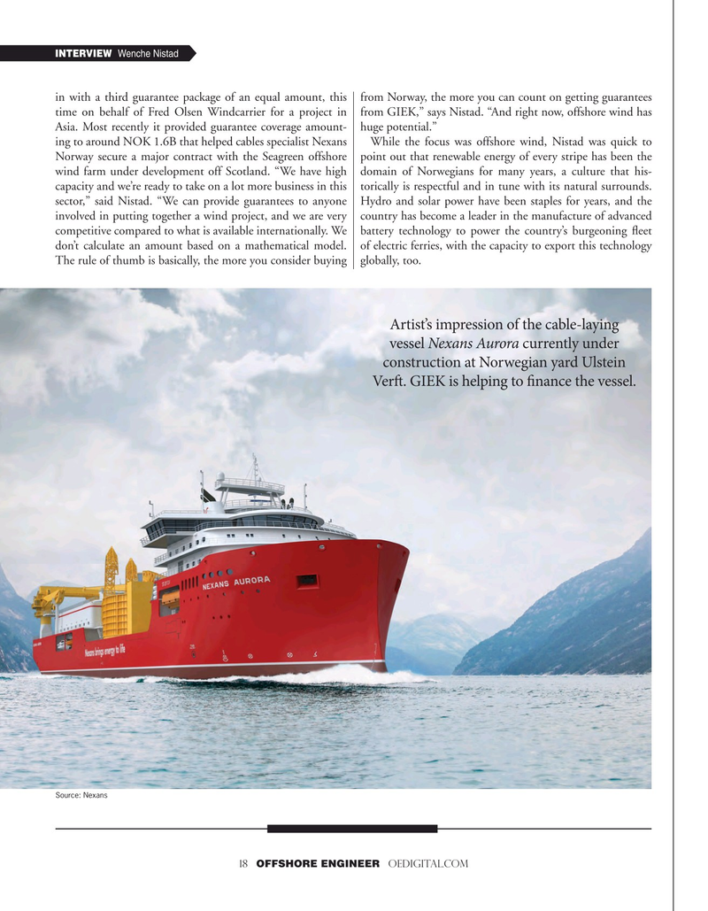 Offshore Engineer Magazine, page 18,  Sep 2020