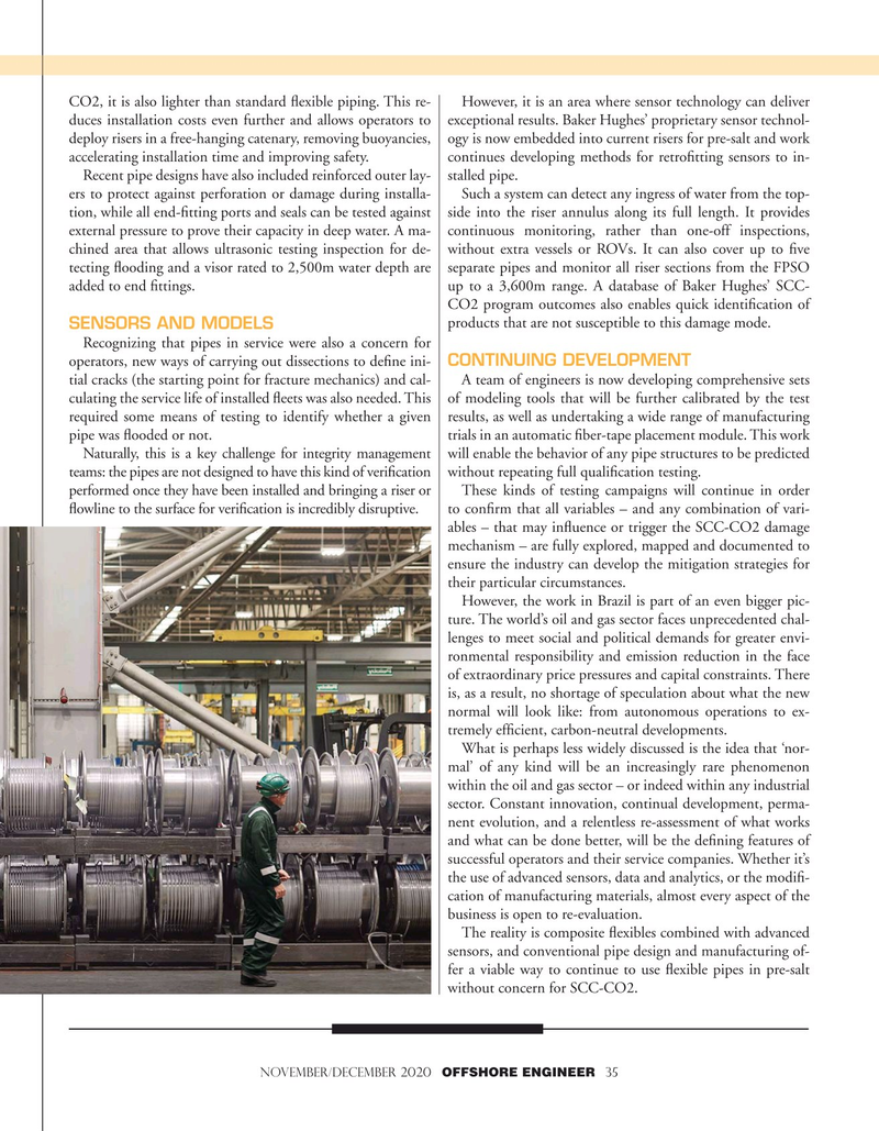 Offshore Engineer Magazine, page 35,  Nov 2020