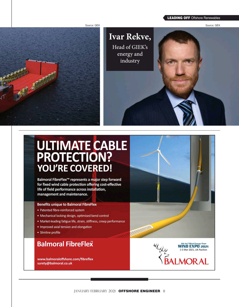 Offshore Engineer Magazine, page 11,  Jan 2021
