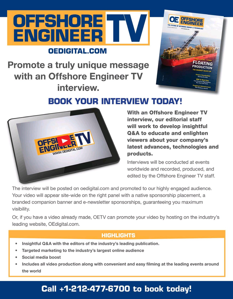 Offshore Engineer Magazine, page 17,  Jan 2021