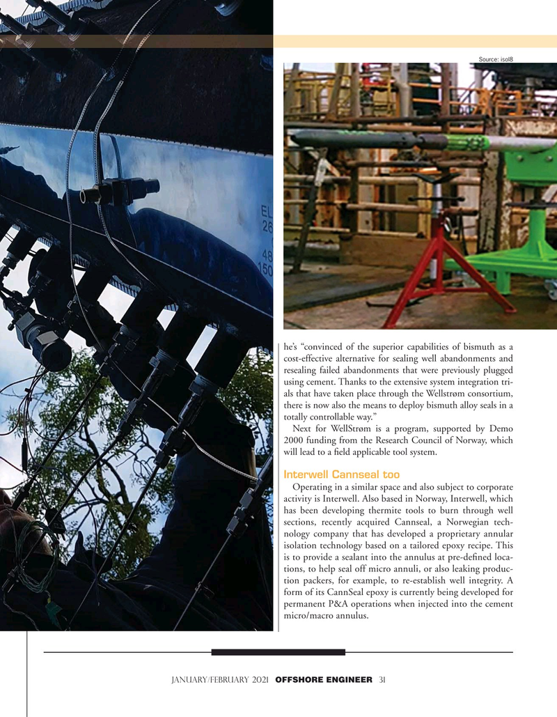 Offshore Engineer Magazine, page 31,  Jan 2021